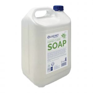 LUCART Savon liquide doux Lucart parfum floral, bidon de 5 L