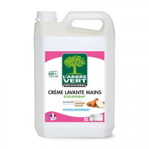 L'Arbre Vert Cr&egrave;me lavante mains parfum amande douce - Bidon 5L