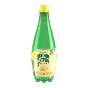 Maison Perrier Forever Boisson pétillante aromatisée saveur citron - Lot de 24 bouteilles PET 50cl