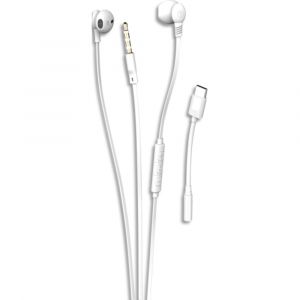 RYGHT Ecouteur filaire SALTO avec adaptateur USB-C - Blanc
