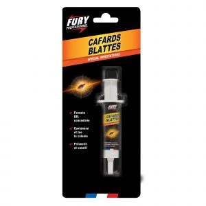 FURY Anti-cafards et blattes Fury seringue en gel 10 g