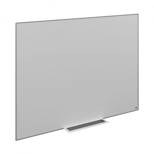 Nobo Tableau blanc laqu&eacute; Nano Clean - L.90 x H.60 cm - Magn&eacute;tique - Cadre Aluminium