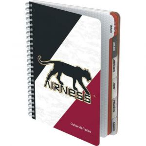 OXFORD OFFICE OXFORD AIRNESS CROSS Cahier de textes reliure intégrale 17x22 cm, 160 pages. Seyès 3 décors assortis
