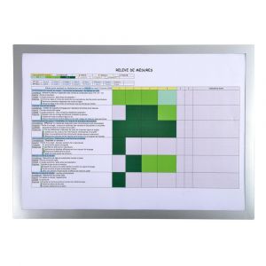 EXACOMPTA Pochette d'affichage magn&eacute;tique A3 - Argent