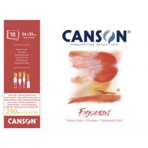 CANSON Bloc papier dessin 'Figueras', 330 x 240 mm, 290 g/m2