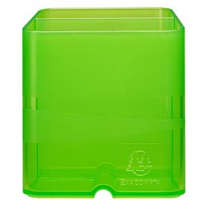 EXACOMPTA Pot &agrave; crayons Pen-Cube Linicolor - Vert pomme