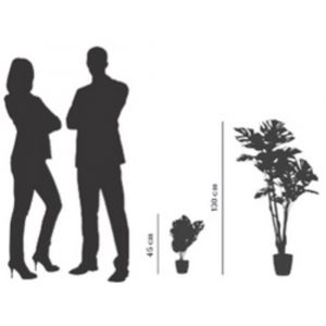 PAPERFLOW Plante artificielle 'monstera', hauteur: 450 mm