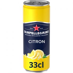 San Pellegrino Limonata Canette de format slim - Lot de 24 canettes de 33 cl