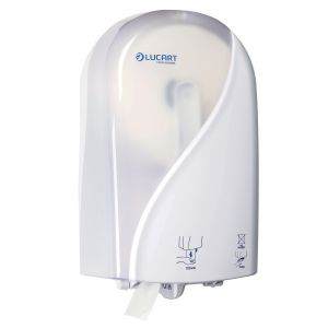 LUCART Distributeur papier toilette Lucart Identity blanc pour bobines