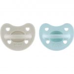 Chicco Physioforma Luxe Silicone Sucette 6-16M Bleu Gris 2uts