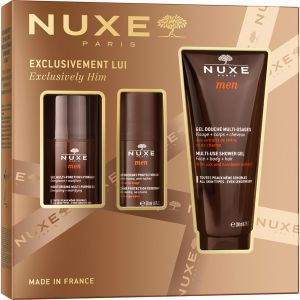 Nuxe Coffret Exclusivement Lui Gel Multi-Fonctions Hydratant 50ml + Déodorant 50ml + Gel Douche 200ml