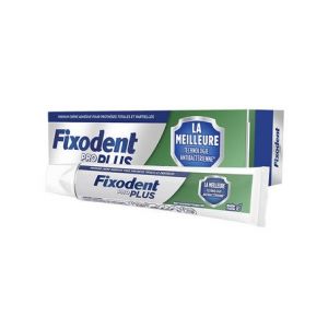 Fixodent Pro Plus Barri&egrave;re Anti-Particules Cr&egrave;me Adh&eacute;sive Frais 40g