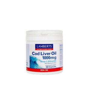 Lamberts Huile de foie de morue 180 gélules