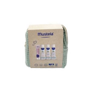 Mustela B&eacute;b&eacute; Set Trousse Coton Menthe Peau Normale