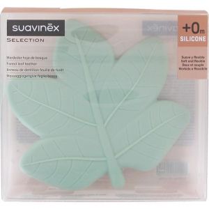 Suavinex Poetry Anneau de Dentition Feuille de For&ecirc;t Silicone +0M 1 ut
