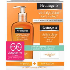 Pack Hydratant + Nettoyant quotidien Neutrogena Visibly Clear®