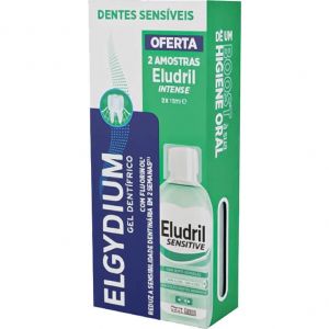 Elgydium Sensitive Set Dentífrico 75ml + Eludril Sensitive 2x15ml