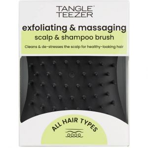 Tangle Teezer Esfoliador e Massajador Onyx Black 1 Unidade