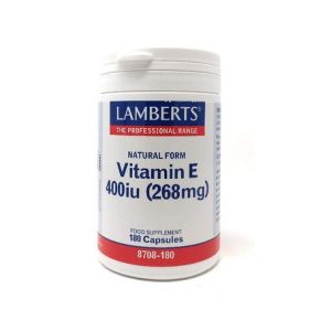 Lamberts Vitamine E naturelle 400ui 180 comprim&eacute;s