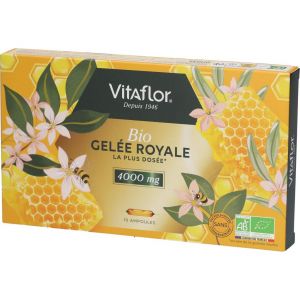 Vitaflor Bio Gel&eacute;e Royale La Plus Dos&eacute;e 4000mg 10x15 ml