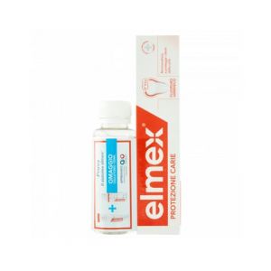 Elmex Kit Protection Caries Dentifrice 100ml + Bain Bouche 100ml