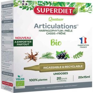Superdiet Quatuor Articulations Bio 20x15ml