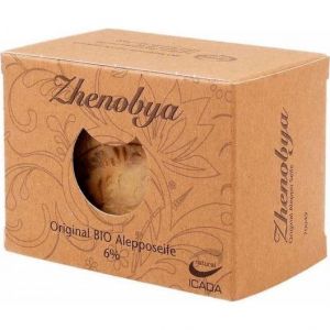 Zhenobya Savon d'Alep 94% Huile Olive 6% Laurier Bio 200g