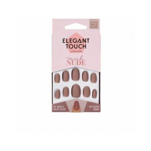 Elegant Touch Mink Nude Uñas Adhesivas 24uds