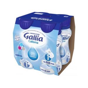 Gallia Calisma 1 Lait Bouteille 4x500ml