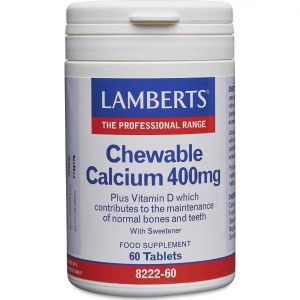 Lamberts Calcium &agrave; m&acirc;cher 400 Mg 60 Comp 60 Comp