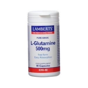 Lamberts L-glutamine 500mg 90 Caps.