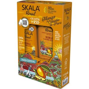 Skala Pack Shampooing + Après-Shampooing Mangue Châtaign 2x325ml