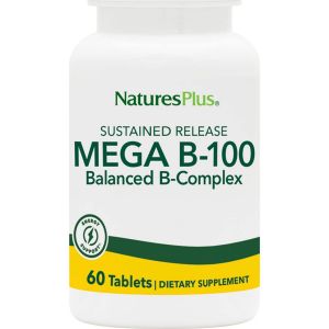 Nature's Plus Mega B-100 100mg 60comp