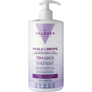 Valquer Hyaludrops Lait Corps Coco et Coton 72H 700ml