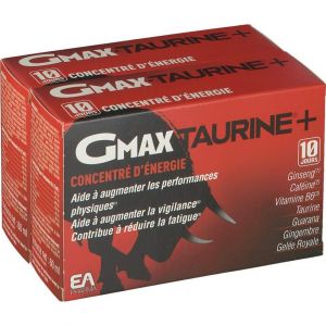 Ea Pharma gmaxTaurine 30 Ampoules Lot De 2