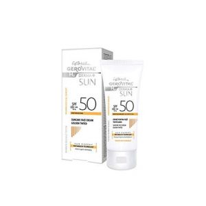 Gerovital H3 Crema Solar Facial Fps50 Tono Dorado 50ml