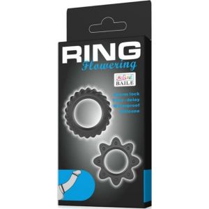 Kit d'anneaux en silicone à fleurs Baile Ring
