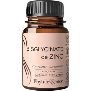 Phytalessence Bisglycinate de Zinc 60 G&eacute;lules