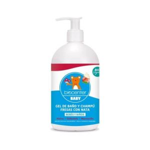 Biocenter Baby Gel Bain et Shampoing Fraise 500ml