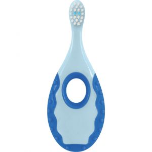 Plic Brosse Dents 0&ndash;2 Ans Anneau Dentition Capuchon Bleu 1 ut