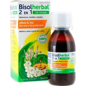 Bisoherbal 2 en 1 133Ml Sirop non sucré