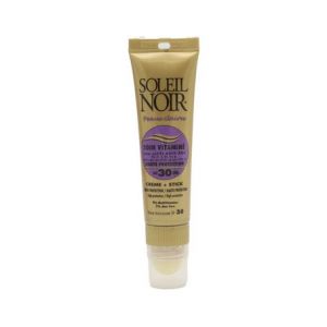 Soleil Noir Peau Clair Soin Vitamin&eacute; SPF30 Cr&egrave;me + Stick 20ml