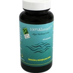100% Natural Klamath Alga Verdiazul Afa 180comp