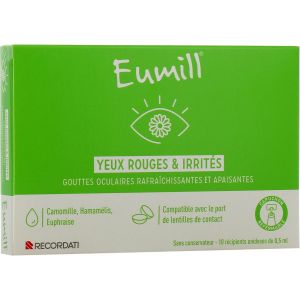 Eumill Yeux Rouges & Irrit&eacute;s 10x0.5 ml
