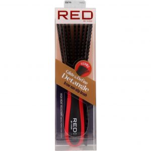 Red By Kiss Glide & Define Detangle Brush Black 9 Rows 1ut