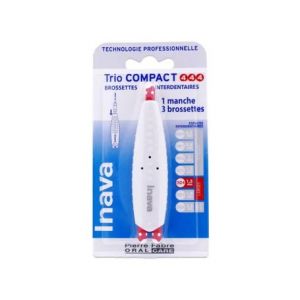 Inava Pack Trio Compact Brossette Interd Roug Iso 4.4.4 + Manche