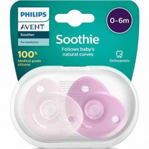 Avent Soothie Sucettes Filles 0-6 mois 2 pi&egrave;ces