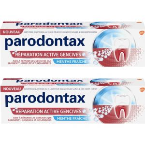 Parodontax R&eacute;paration Active Gencives Dentifrice 2x75ml