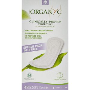 Organyc Protège-Slips Ultrafine 48uts