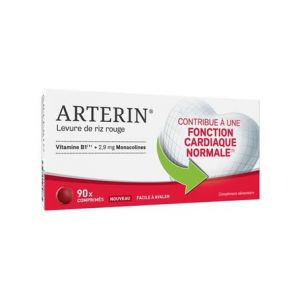 Arterin Levure De Riz Rouge 90 Comprimés